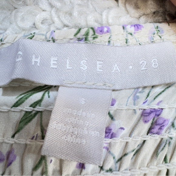 Chelsea28 Lavender Floral Sleeveless Maxi Dress Size Small‎ Flowy NEW - Picture 13 of 16